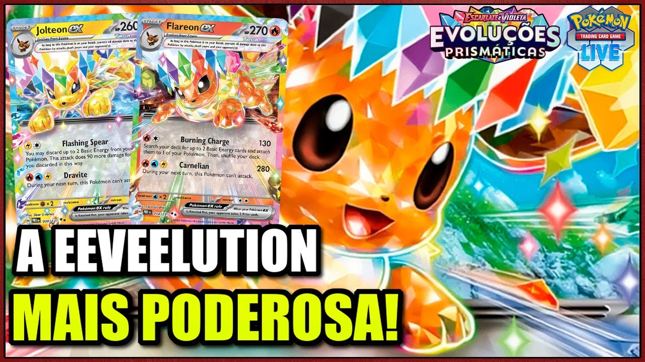 NOVO DECK FLAREON E JOLTEON EX: AS EEVEELUTIONS MAIS CONSISTENTES | POKÉMON TCG LIVE