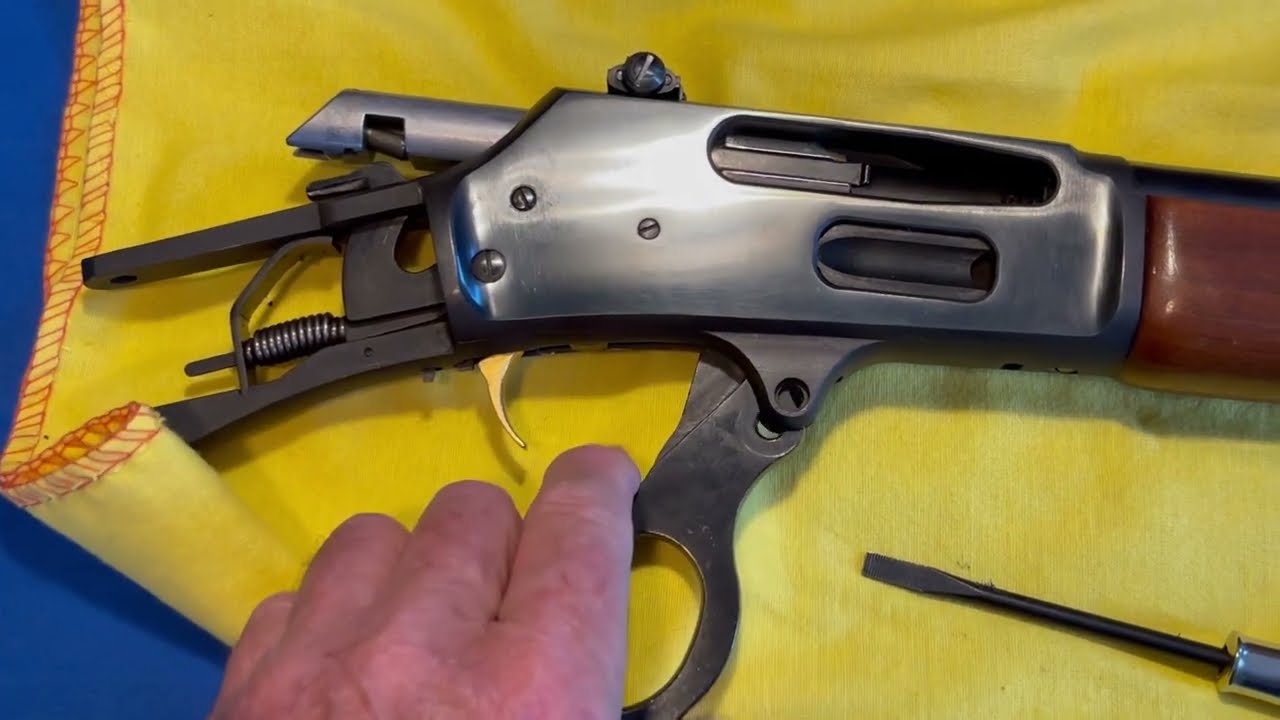Разборка и сборка винтовки с рычажным механизмом Marlin 336 .30-30 для начинающих, от бездомного ...