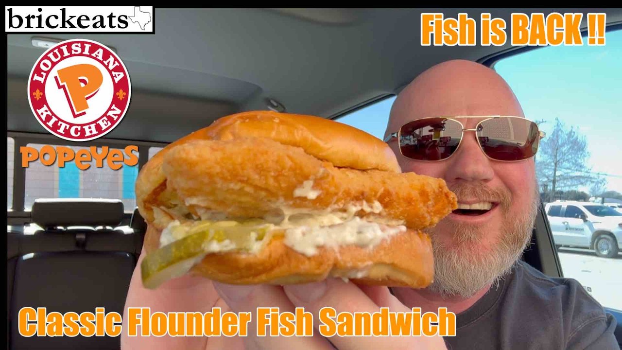 Рыбный сэндвич Popeyes вернулся… и этот просто бомба! 🐟💥