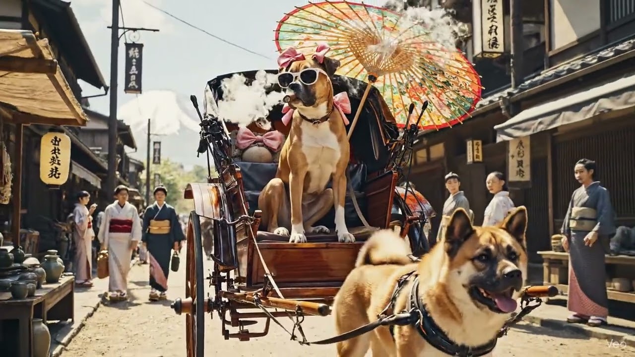 Lola Boxer Cigar Traveling Dog Tokio 1868