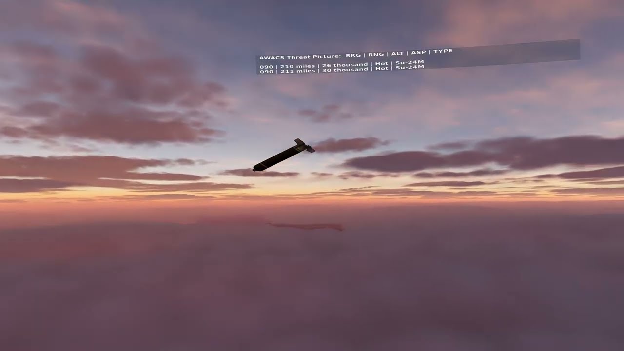 One Flight, 2 Harms 4 Clusters, Air Refuel and night landing. Sirya Map, Server: Through The Inferno