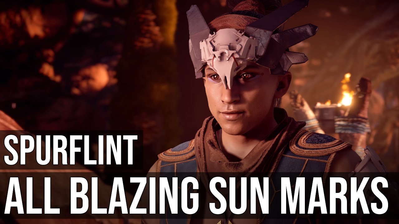 All Blazing Sun Marks - Spurflint Hunting Grounds - Horizon Zero Dawn