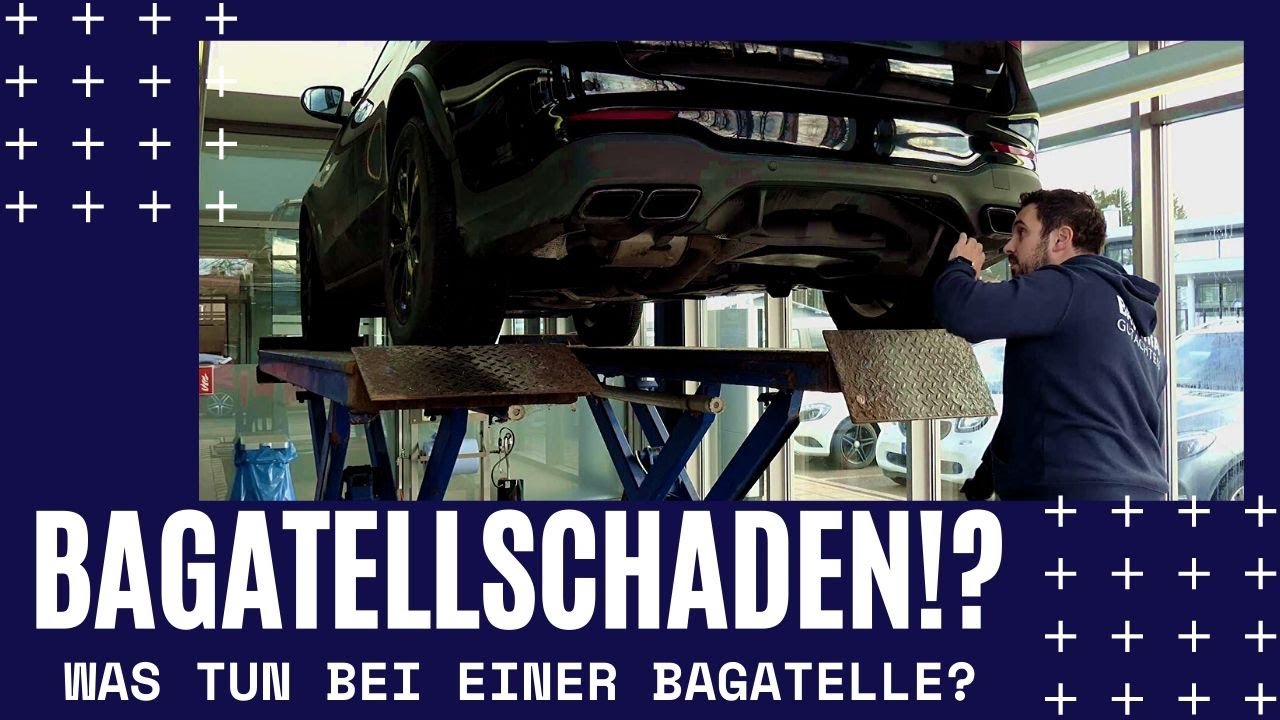 BAGATELLSCHADEN!? Was tun? KFZ Gutachten für diesen Mercedes fällt höher aus, als man denken könnte!