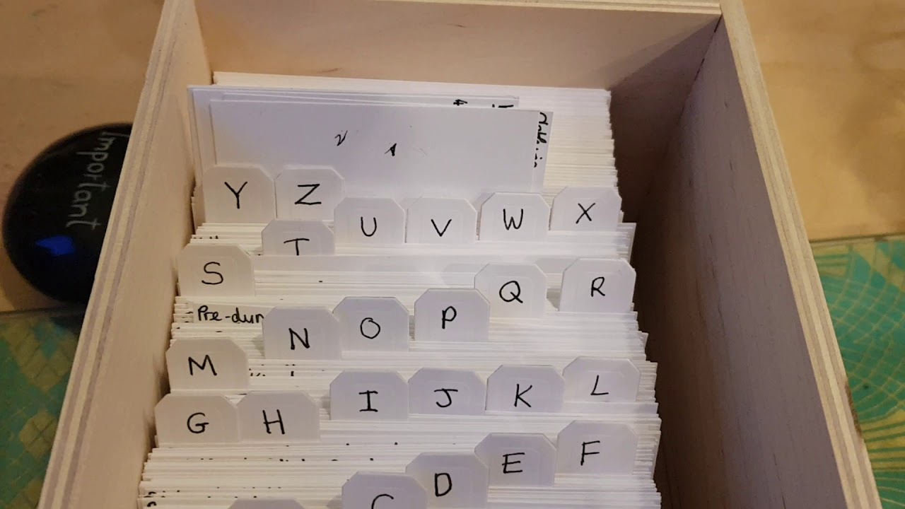 Research Card Catalogue| Geek out with me