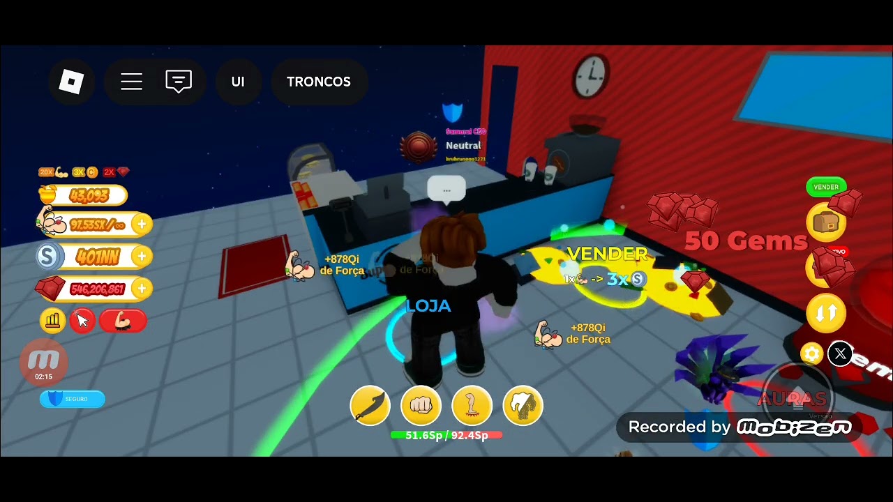 Buying the new Tech Boss body! Get Huge Simulator 