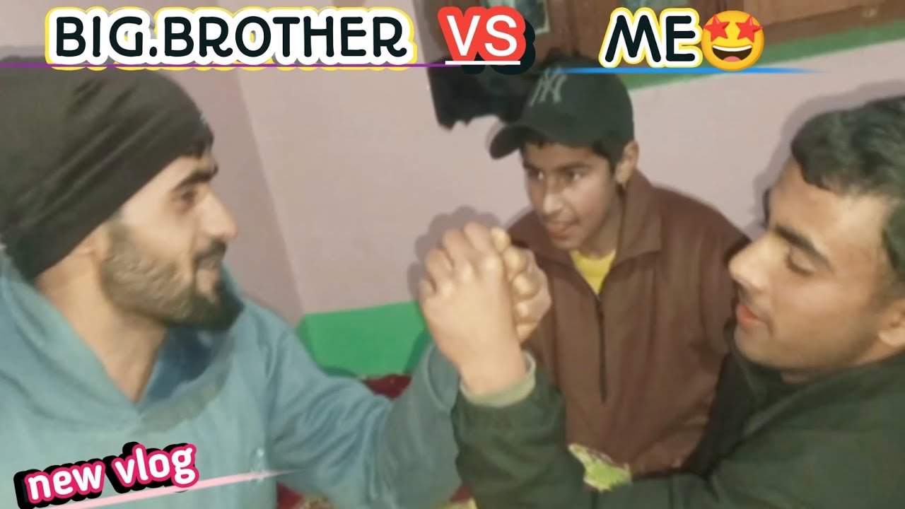 ELDER BROTHER VS ME ARMWRESTLING🤩 