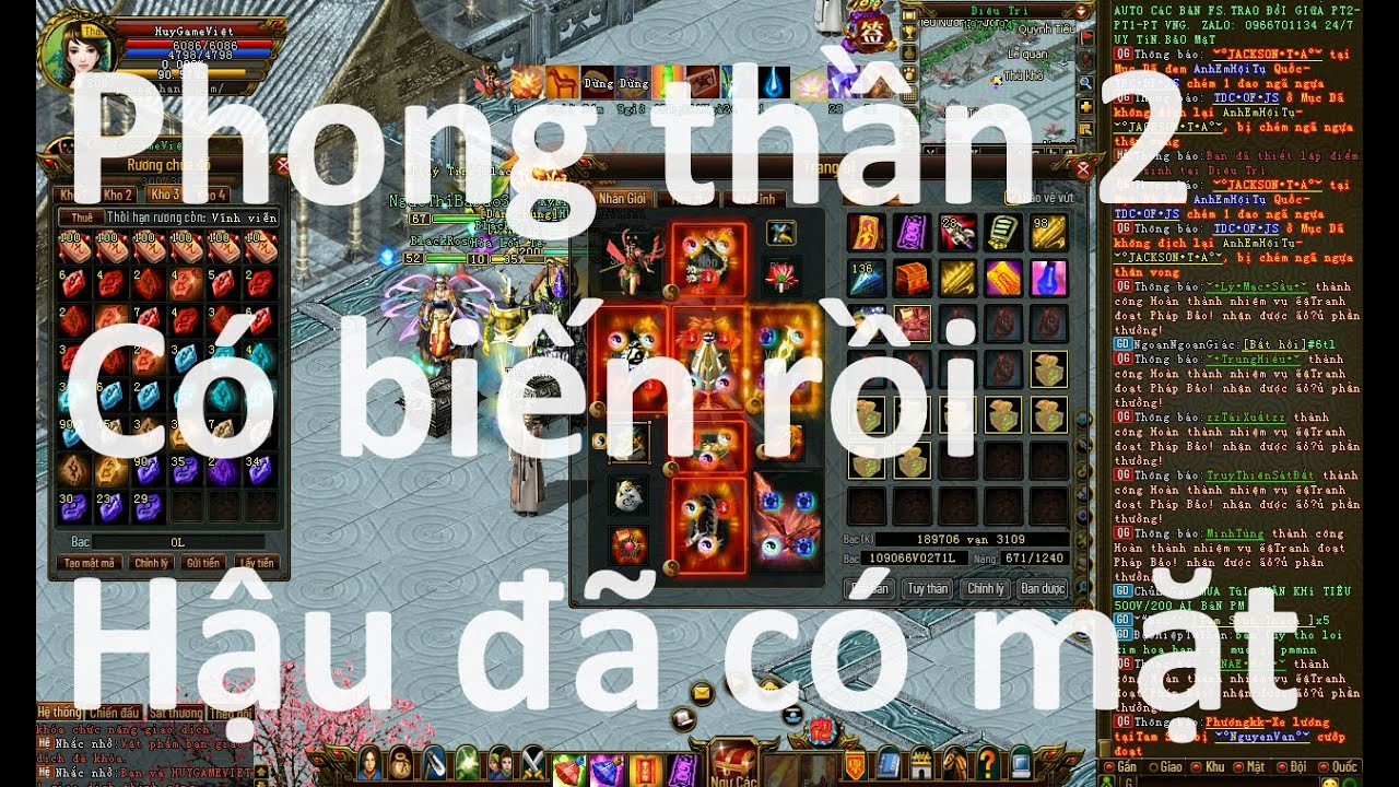 [GameViệt] - PhongThan 2 c&oacute; s&oacute;ng gi&oacute; rồi ae ƠI