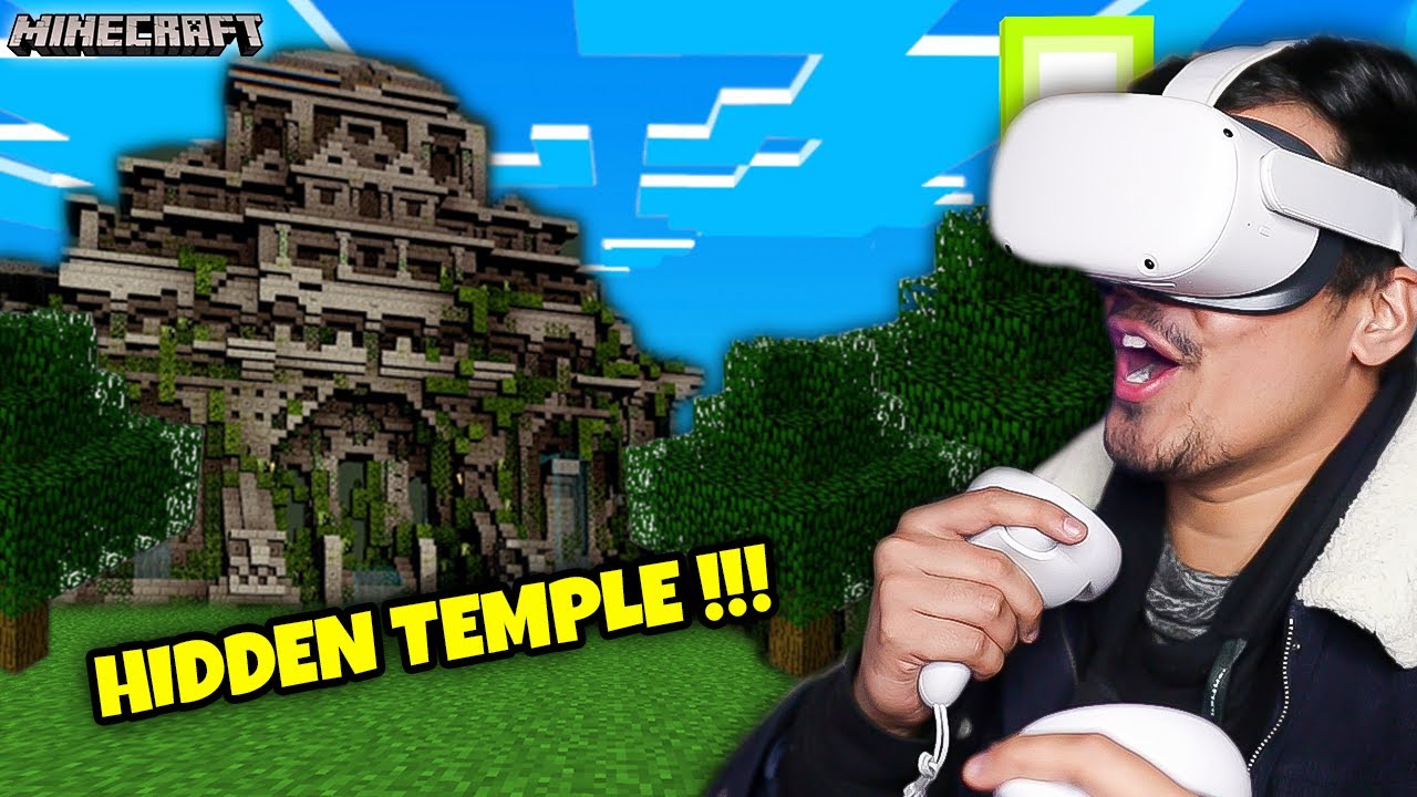 I Found Secret TEMPLE In Minecraft VR 😱 (GONE WRONG)
