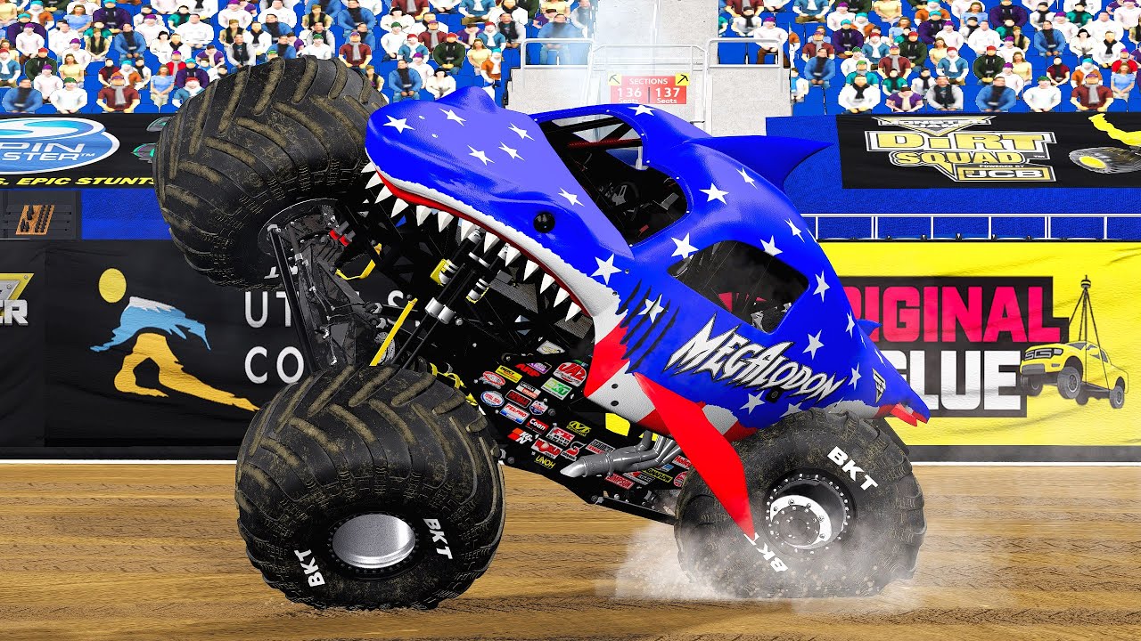 CRAZY Crashes, Saves, Stunts and Skills! - BeamNG.Drive Monster Jam
