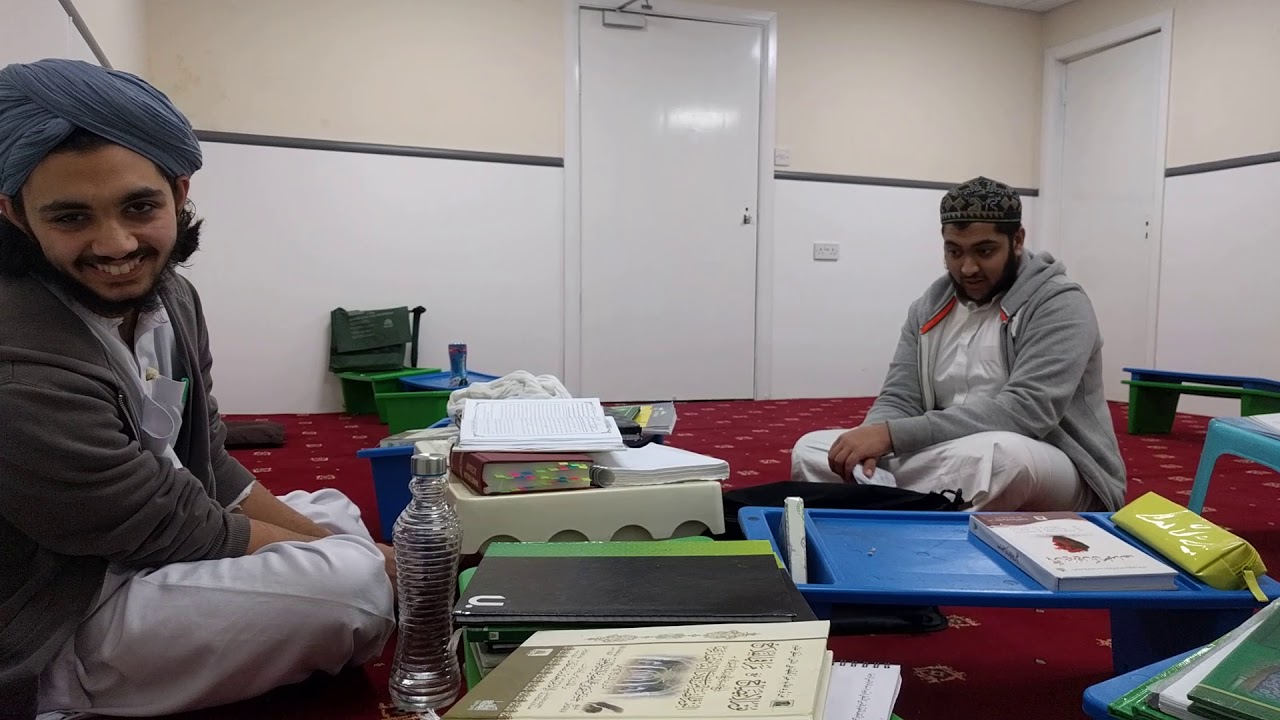 Jamia tul Madina students practicing naats after ijtima