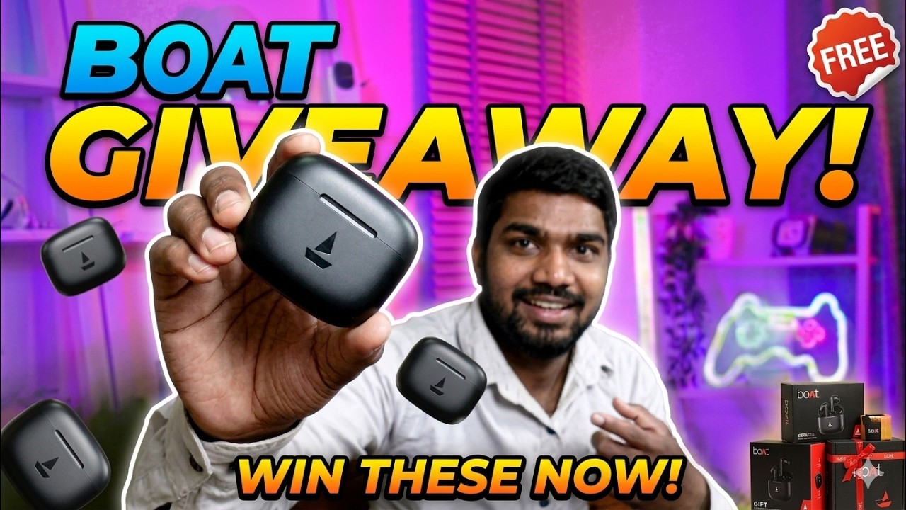 BoAt Airdopes  GIVEAWAY |  Under 1000 #giveawaylivefree  @TechnicalGuruji   @TechBurner ​ (Portrait)