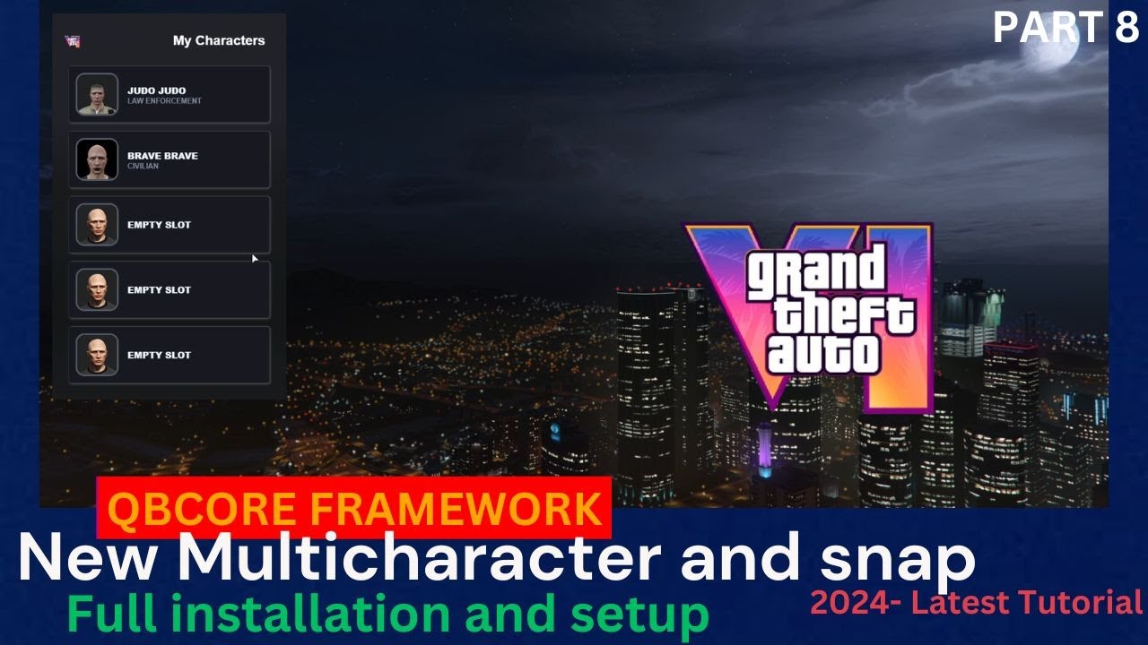 QBCore Multicharacter & Spawn Script | Installation & Showcase | FiveM Script | QBCore Script Free