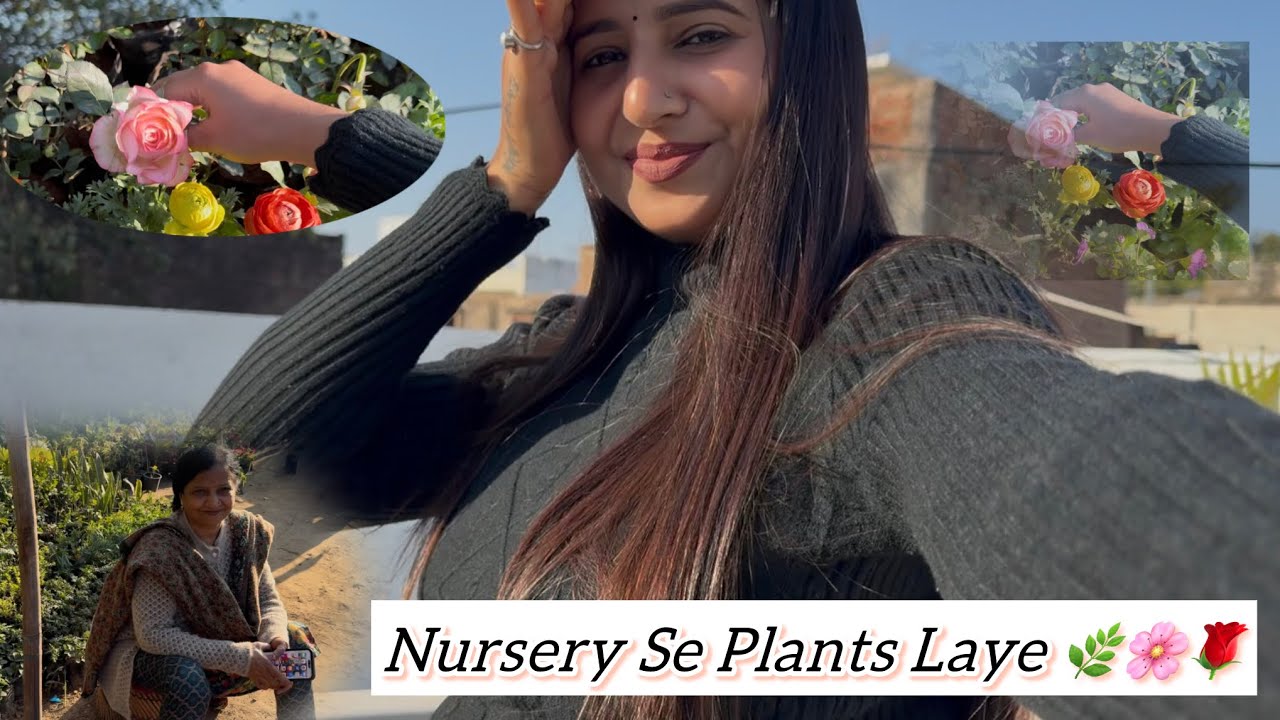 Mummy Ke Saath Plants Lene Gye 🌿🌸🥀 #dailylifewithkanchan #plantslover #rewari 