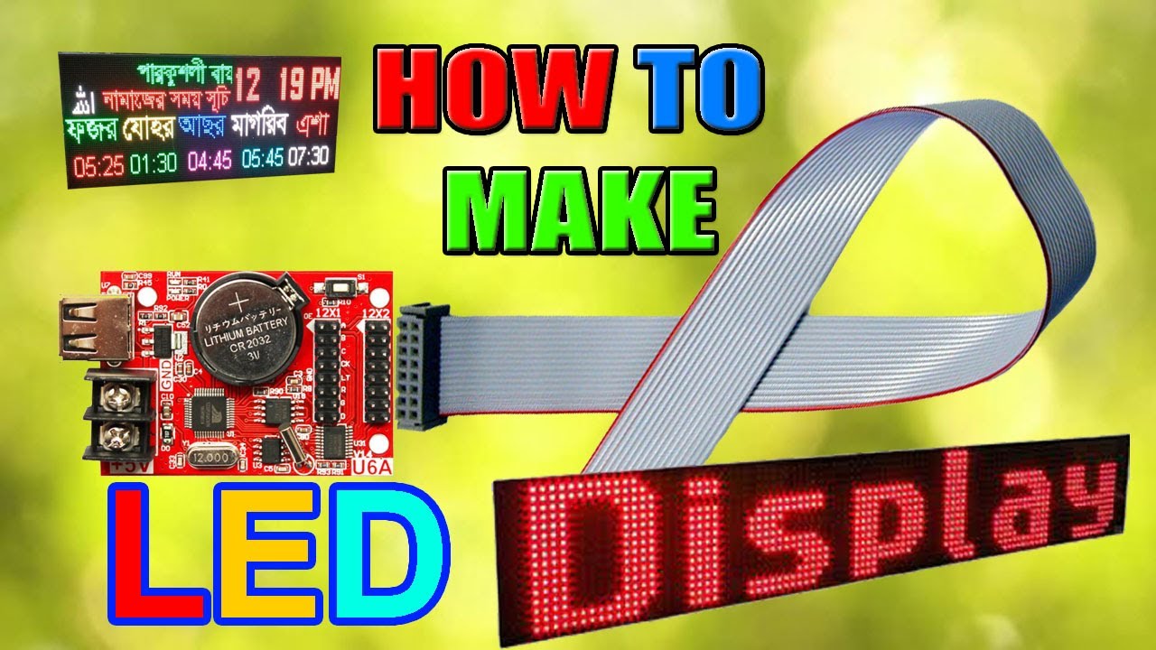 p10 led matrix display programming hd2018 u6a , u60 75