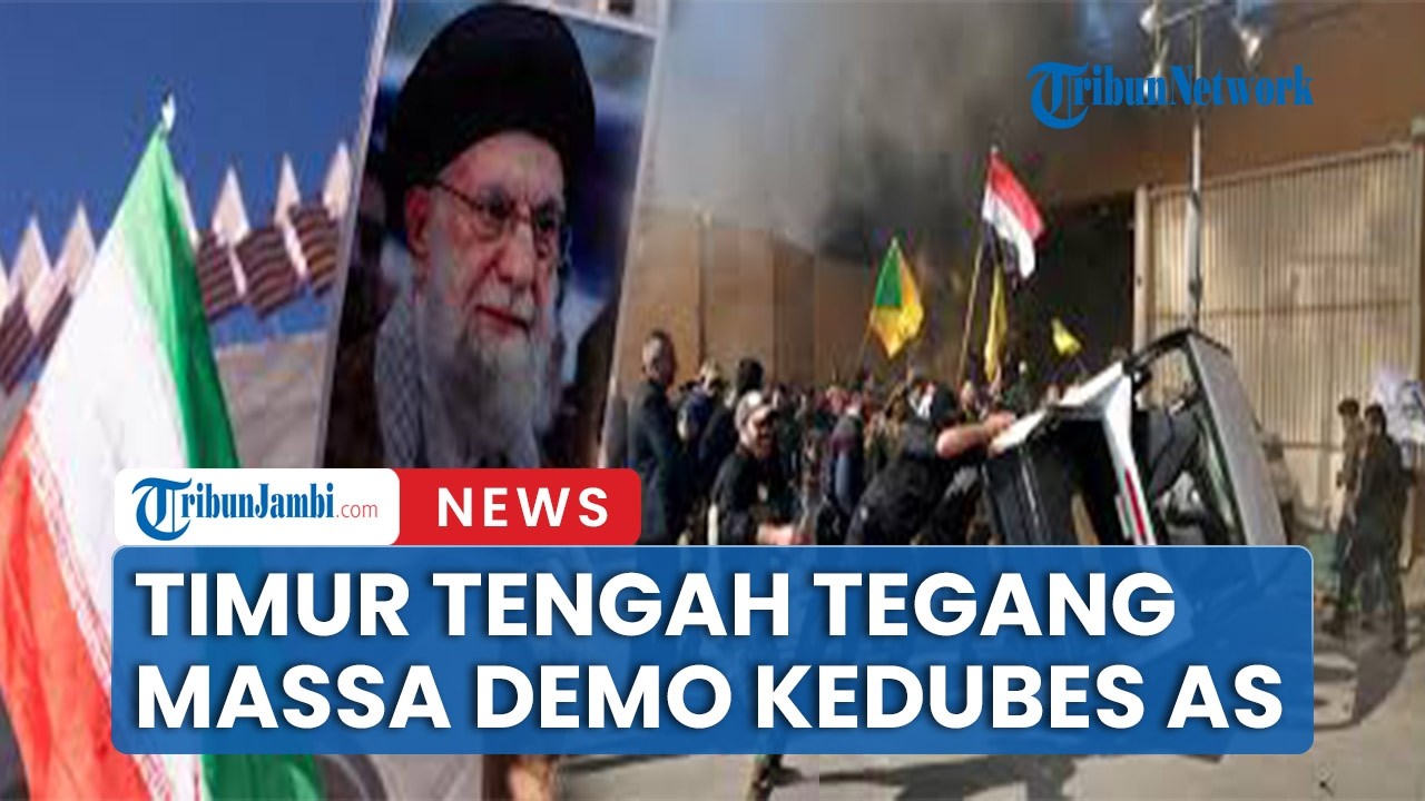 Timur Tengah Tegang Massa Geruduk Dubes AS