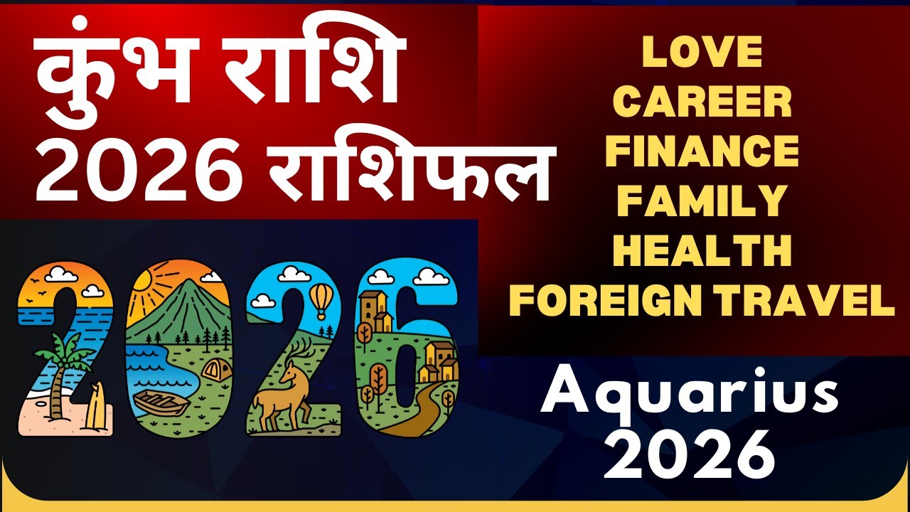 Kumbh Rashi 2026 Rashifal | Love, Career, Finance, Family, Health, Foreign Travel 2026 Aquarius