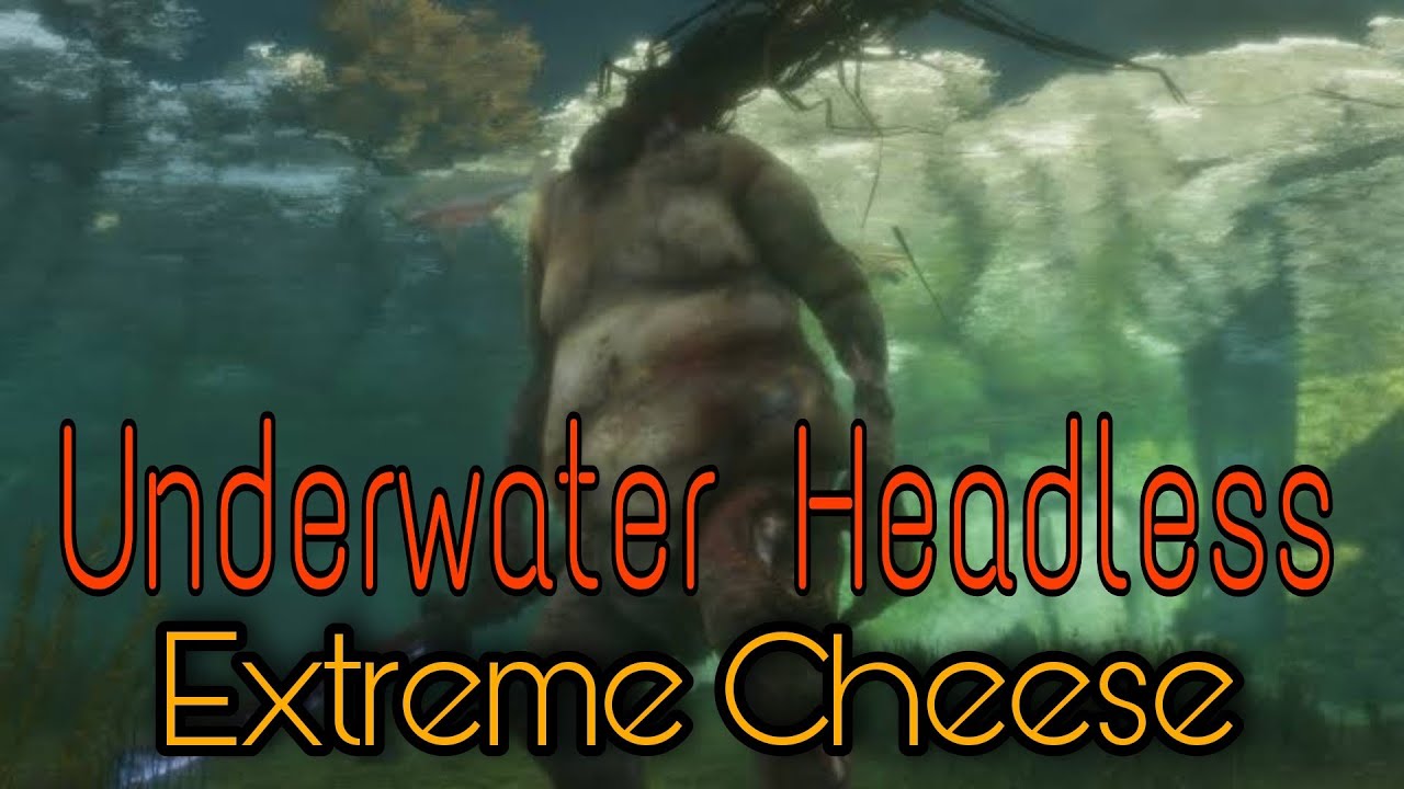 Sekiro - Underwater  Headless  Mini Boss Extreme Cheese