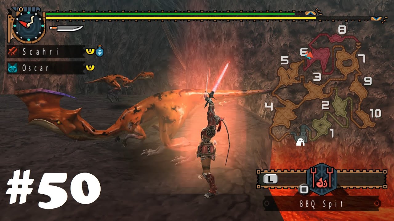 MONSTER HUNTER FREEDOM UNITE: [4*] - The Ioprey Leader PART 50 (PSP)