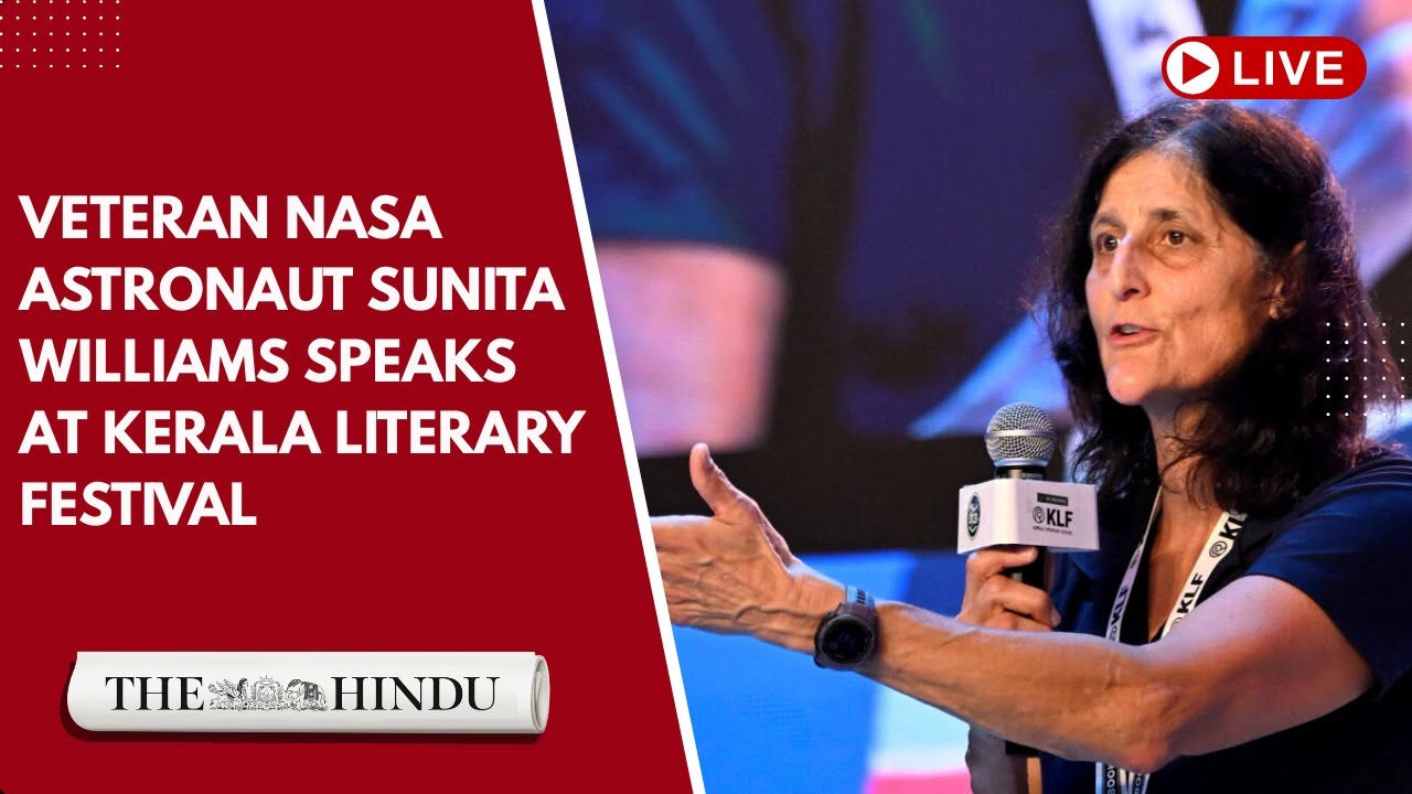 Sunita Williams calls for unity beyond borders at Kerala Literature Festival in Kozhikode