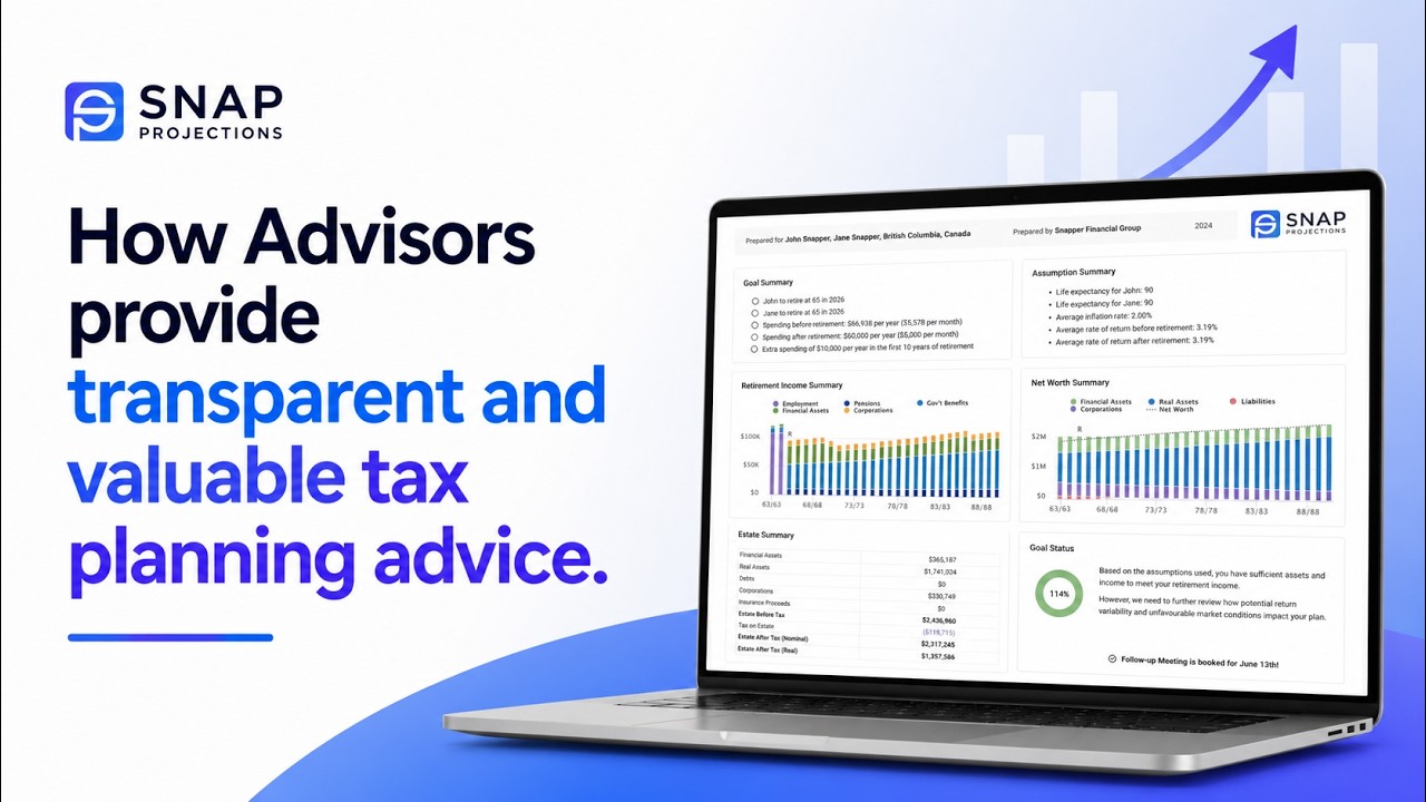 Learn how to transparently answer your clients’ tax planning questions with Snap Projections