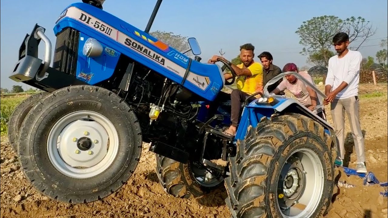 3 स्लेंडर मे सबसे बड़ा इंजन किसानों की डिमांड पर बनाया ने ये टैक्टर SONALIKA DI 55 NEW Model 