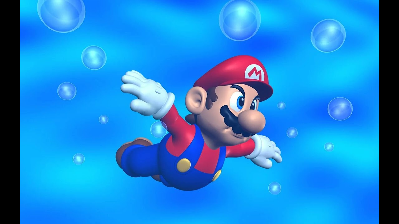 mario drowning