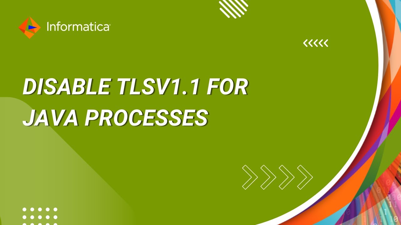 How to Disable TLSv1.1 for Java Processes - PART 5