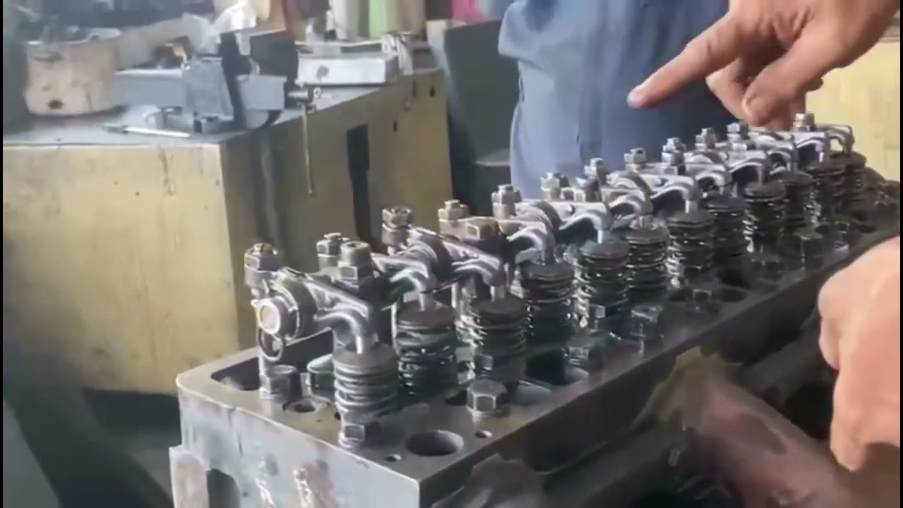 ( motor mechanical.)    TATA BUS එන්ජිමක ටැපට් තියන ආකාරය 🔧🪛⚙️🧑‍🔧