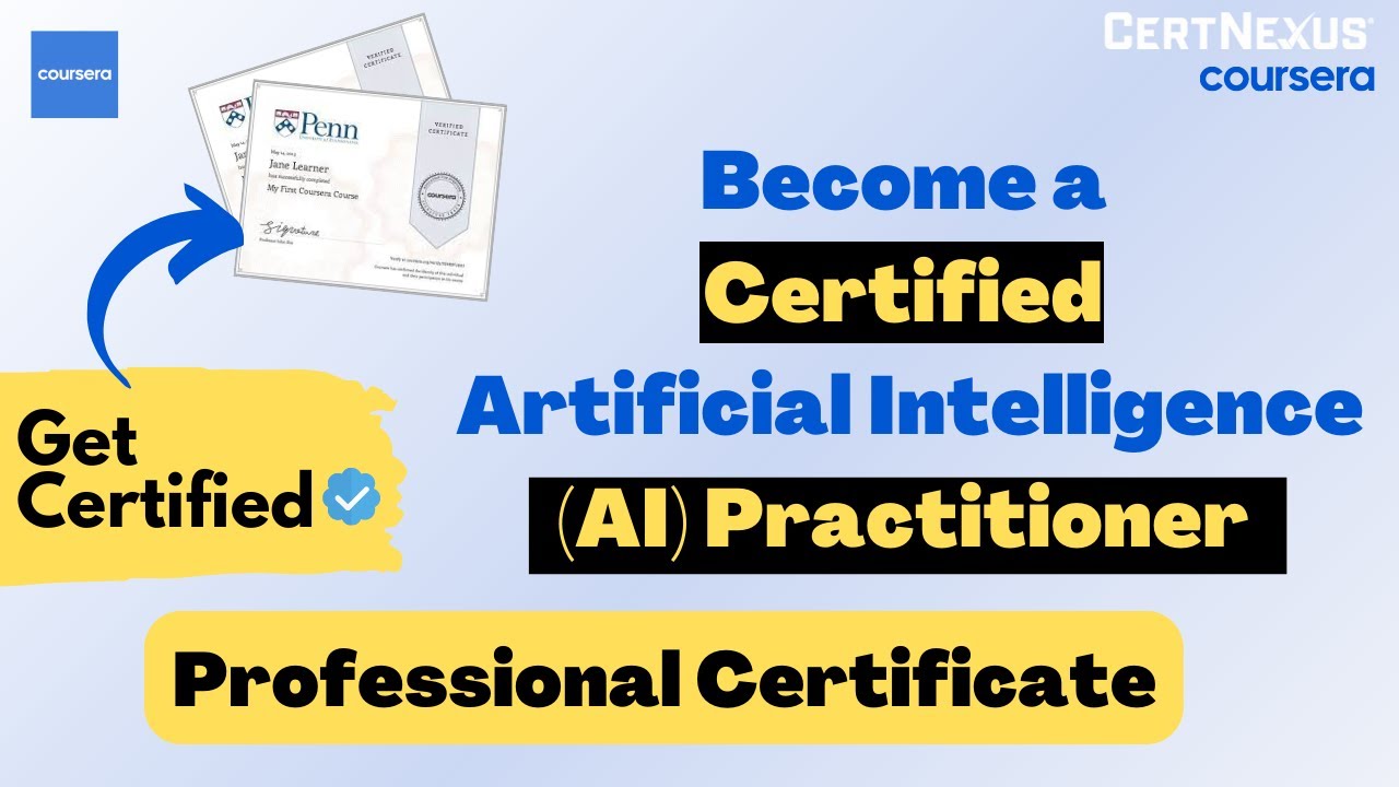 Become a Certified Artificial Intelligence (AI) Practitioner | Learn for Free | Paid Certificate