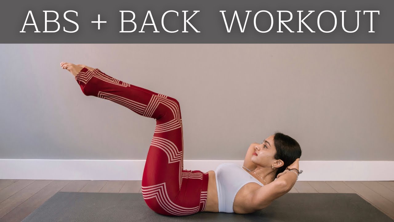 ABS + BACK WORKOUT | Shed and Tone