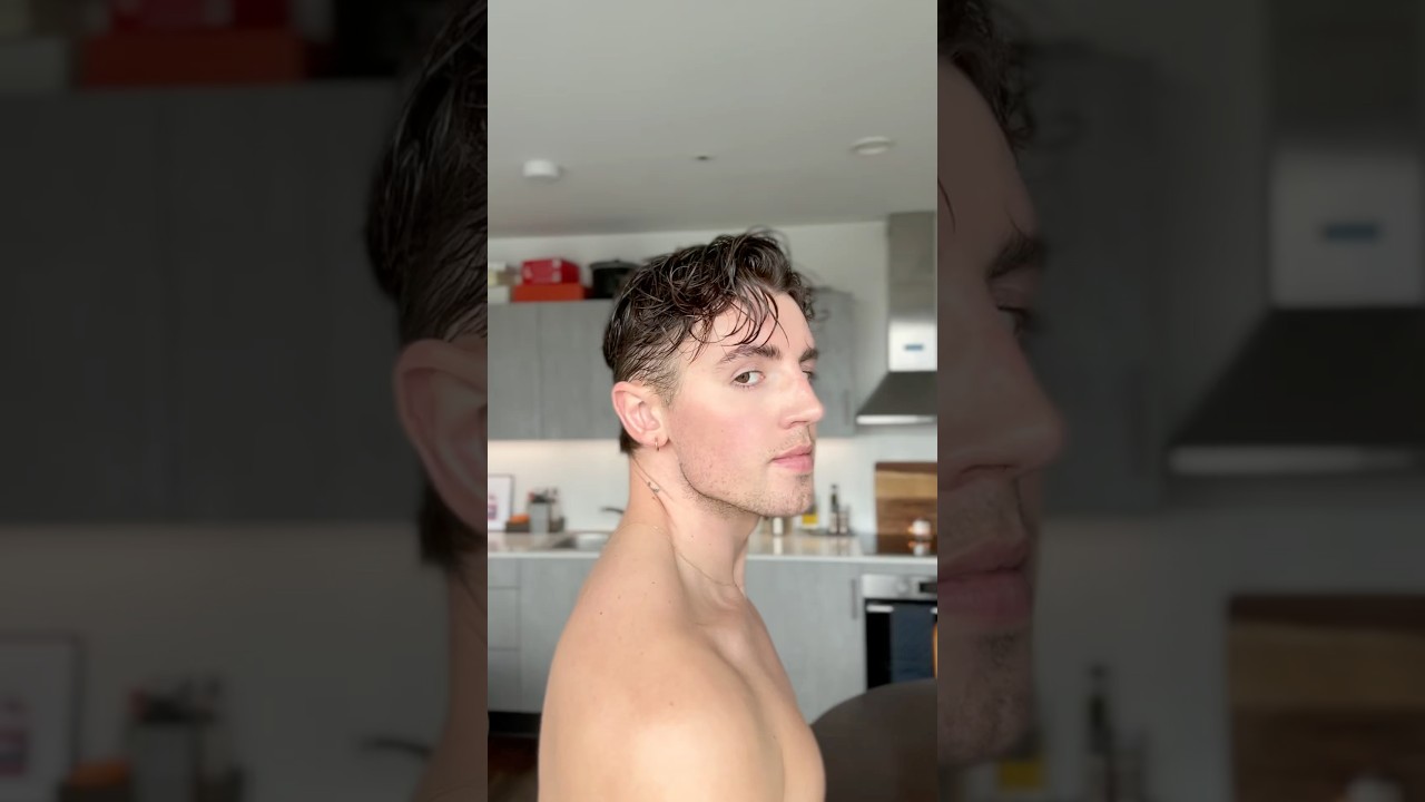 Wet look hair tutorial #hair #hairtutorial #luxury #menshair #grwm