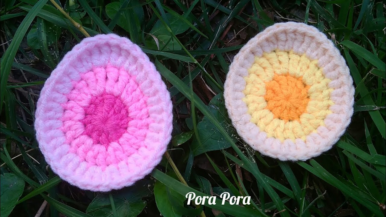 Crochet Easter Egg I Crochet Egg Applique I Crochet Easter Decorations
