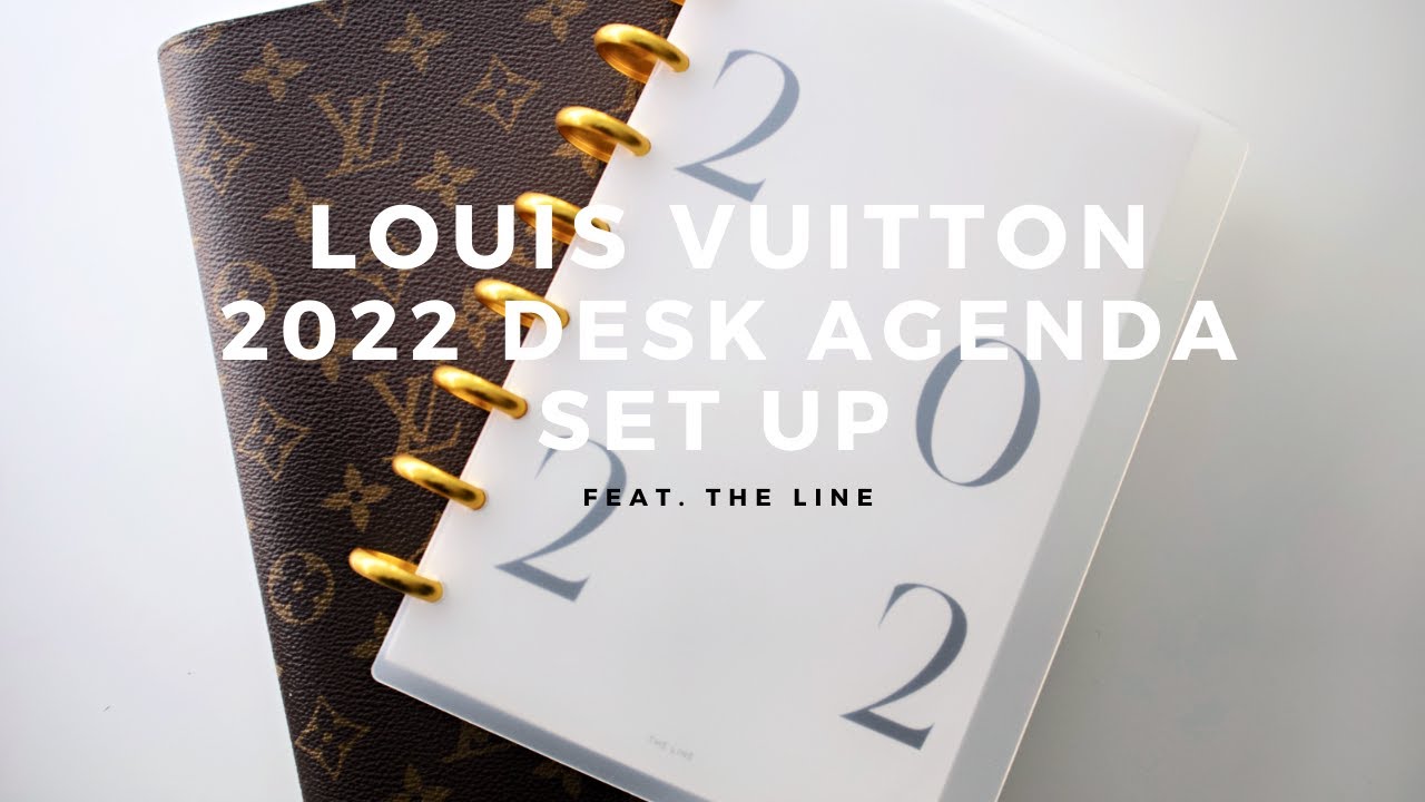 2022 LOUIS VUITTON DESK AGENDA SET UP (feat. The Line)