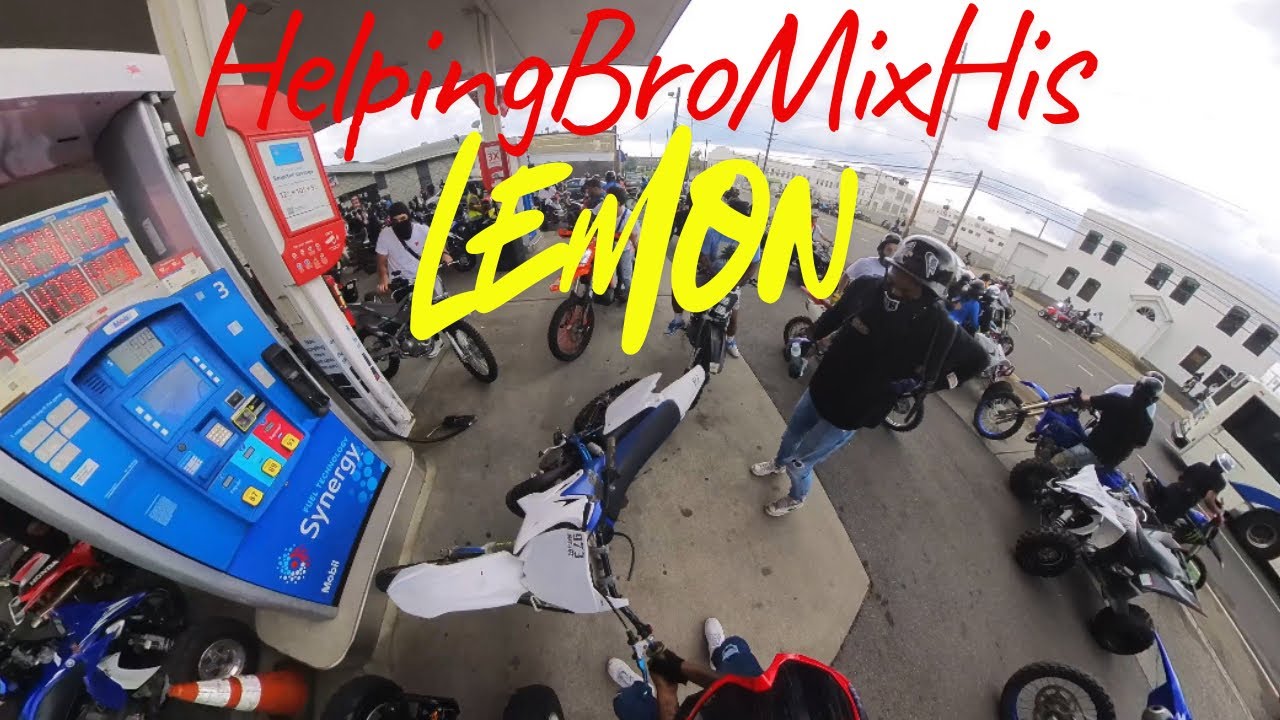 MY LAST MOTOVLOG USING INSTA360x3 ACTION CAM BRO GOT A NEW DIRTBIKE MIXING A 2STROKE @ GAS STATION 
