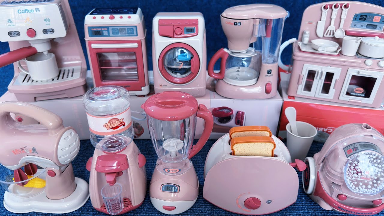 11 Minutes Satisfying with Unboxing Automatic Kitchen Appliance Playset ASMR | Review Toys
