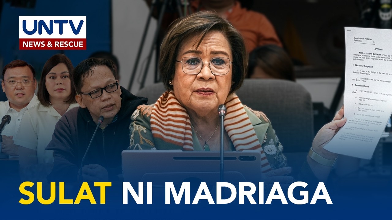 Sulat ni Ramil Madriaga kay Rep. Leila De Lima, isiniwalat sa publiko