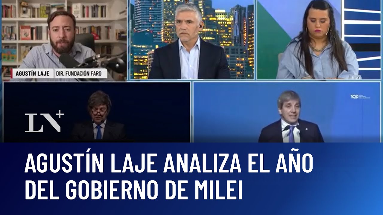 Agust&iacute;n Laje analiza el a&ntilde;o del gobierno de Milei y las reformas para 2026