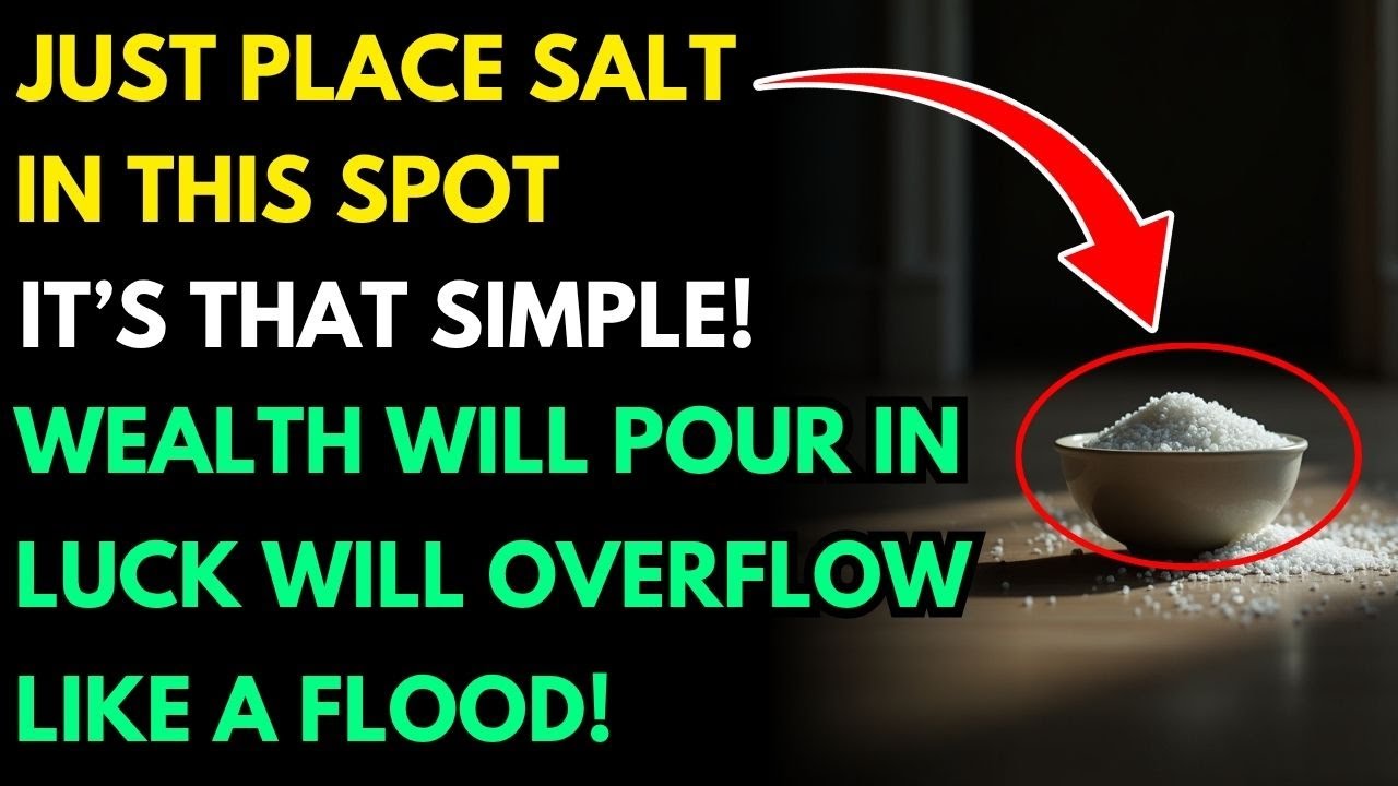 Just Place Salt In This Spot At Home To Attract Wealth, Luck, And Clear Negative Energy!