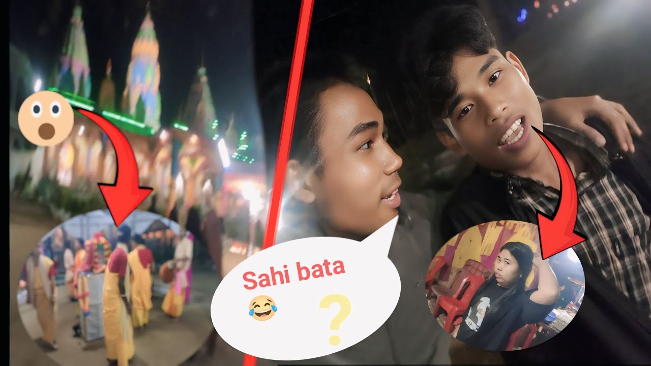 || TRIPURA shanti  kali aashram me pahli baar ||😁