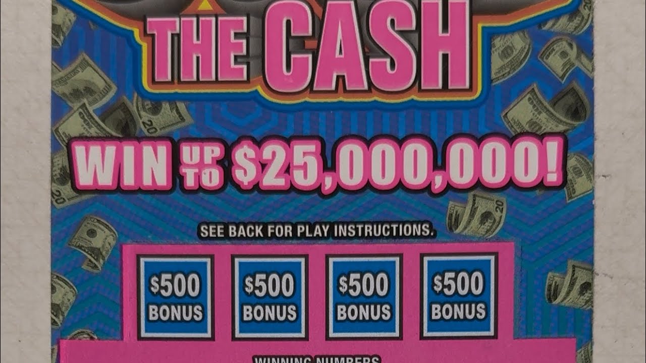 Новая лотерея 500X The Cash Fl Lottery Scratch Off, позволяющая привлечь 25 000 000 долларов.