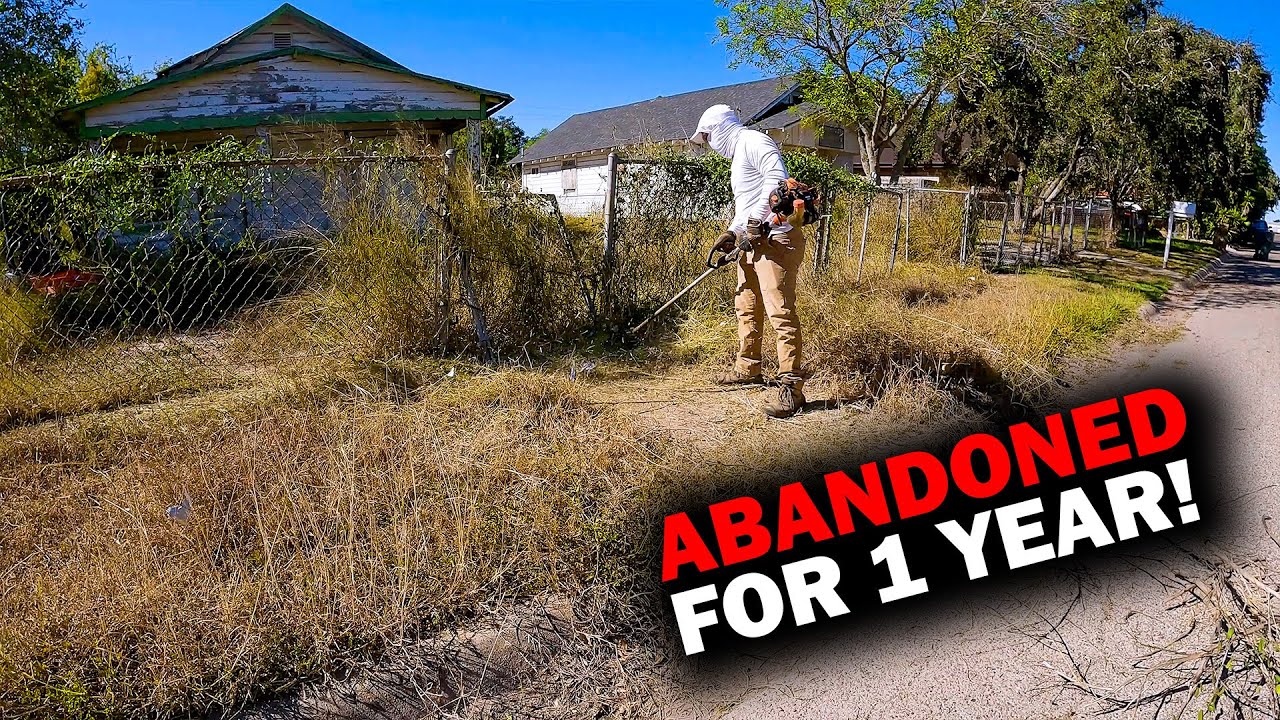Helped an ELDERLY WOMAN Restore Her Abandoned Yard | The TRANSFORMATION Was UNBELIEVABLE 🌳💚