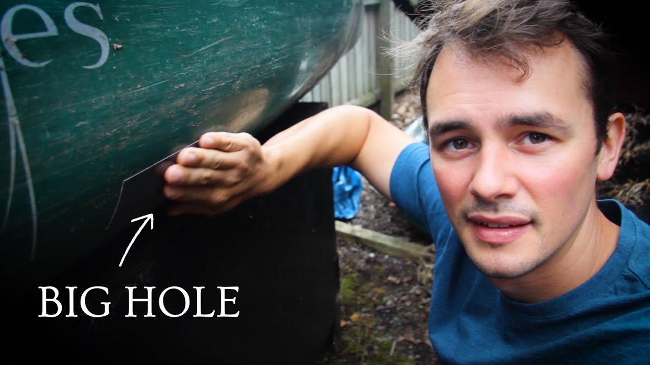 Fixing our canoe and Last stages of pregnancy
