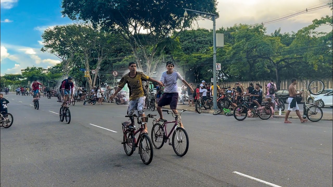 NÃO ACREDITO QUE ELES FIZERAM ISSO NO ENCONTRO DE BICICLETA