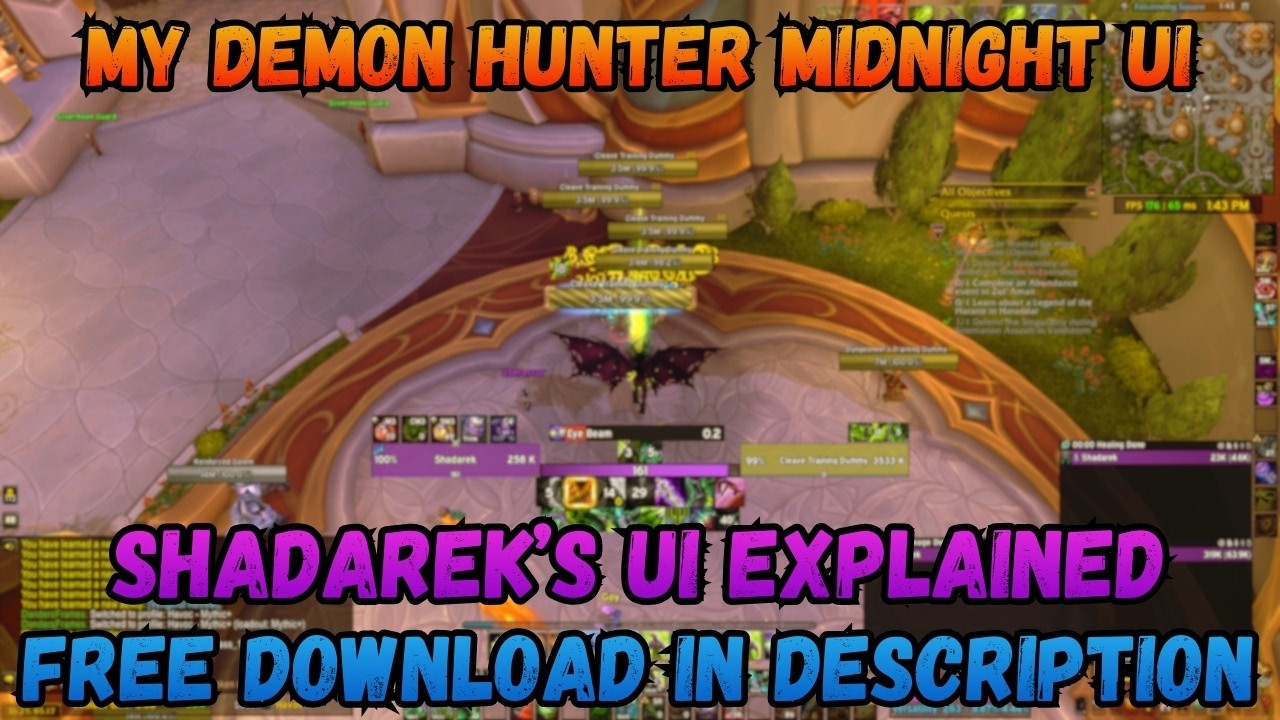 My UI Midnight Update! | Going over my UI and how to Import it! | Midnight Season 1