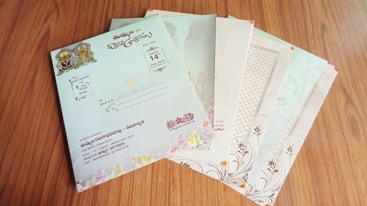 Wedding cards to Super idea Pareste paniki rakunda padaipo tundi ani ela try chsa super in telugu