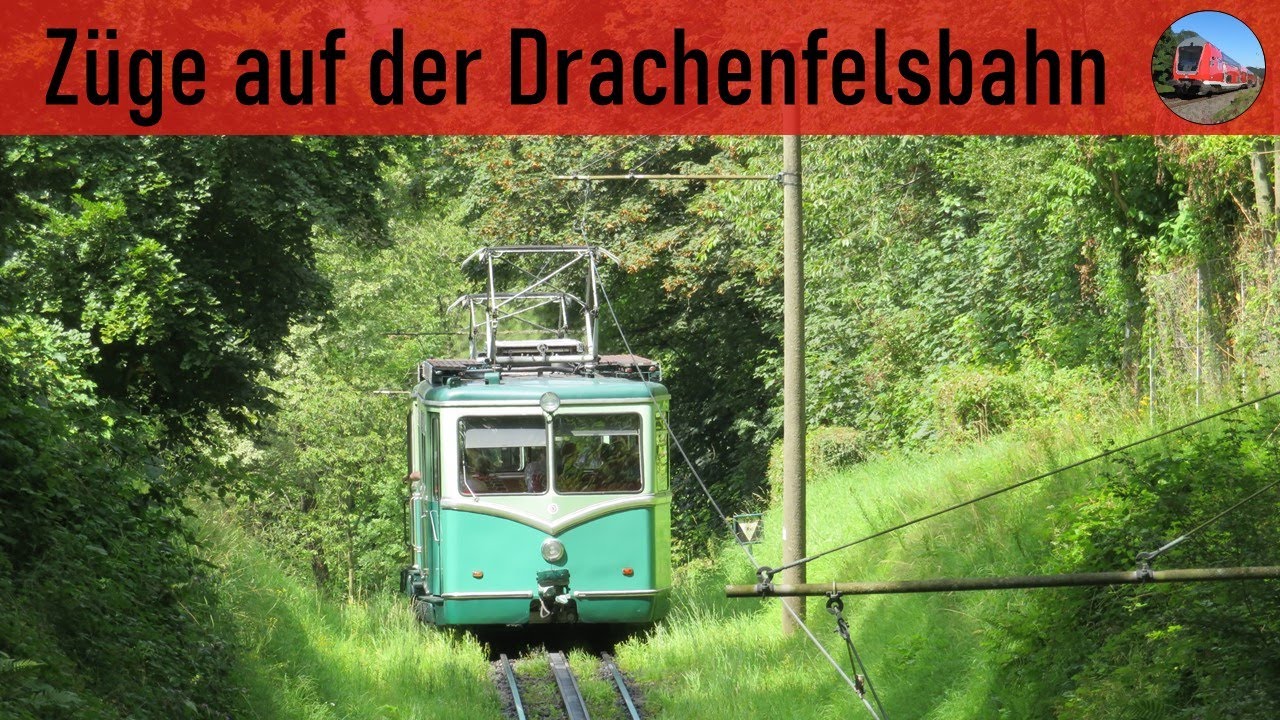 Züge auf der Drachenfelsbahn (Trains on the Drachenfels Railway)