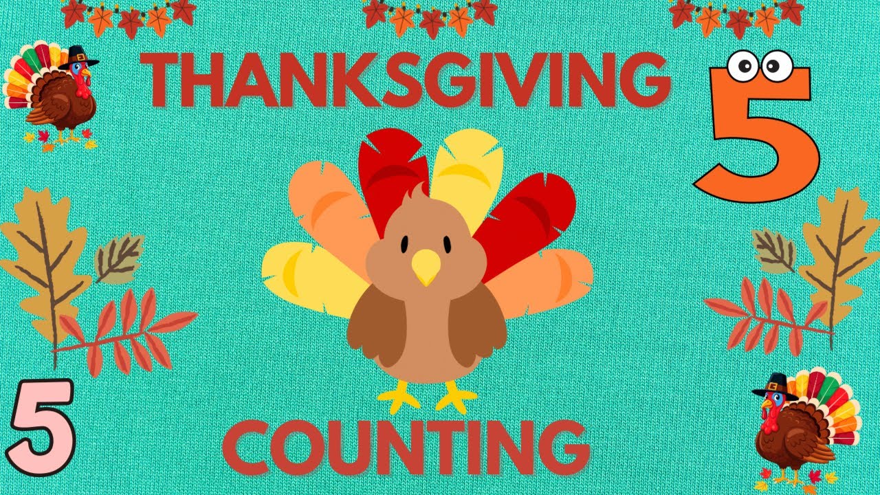 Thanksgiving Counting Fun! Learn Numbers with Turkeys, Pumpkins & Pies 🦃🍂