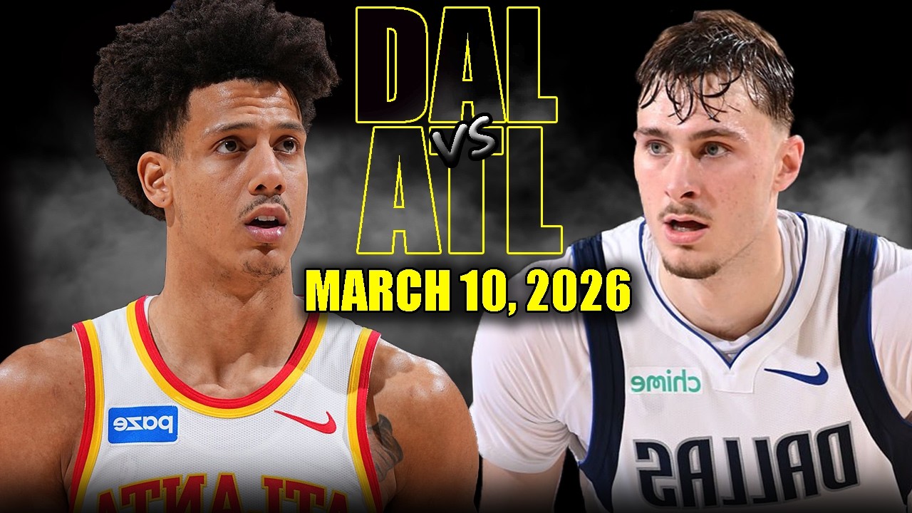 Dallas Mavericks vs Atlanta Hawks Full Game Highlights – March 10, 2026 | NBA Season