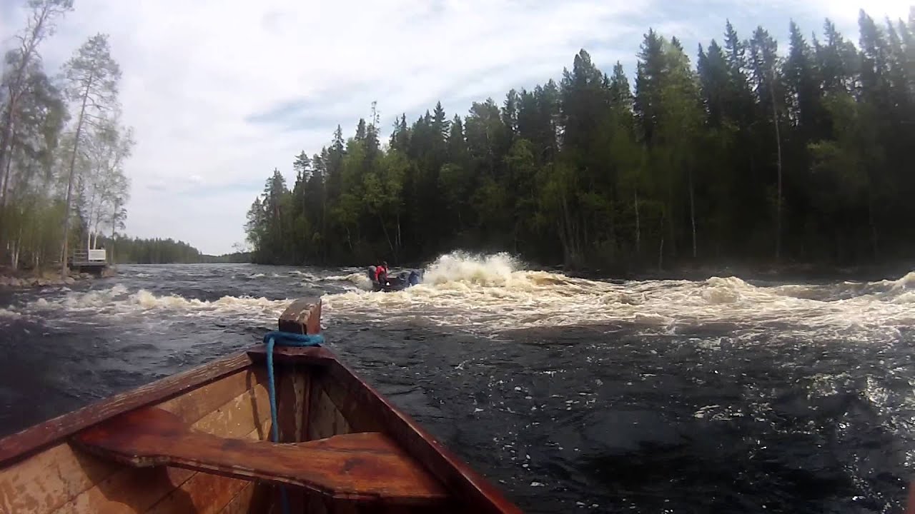 Koskenlasku 23. 5. 2014 puuveneell&auml;