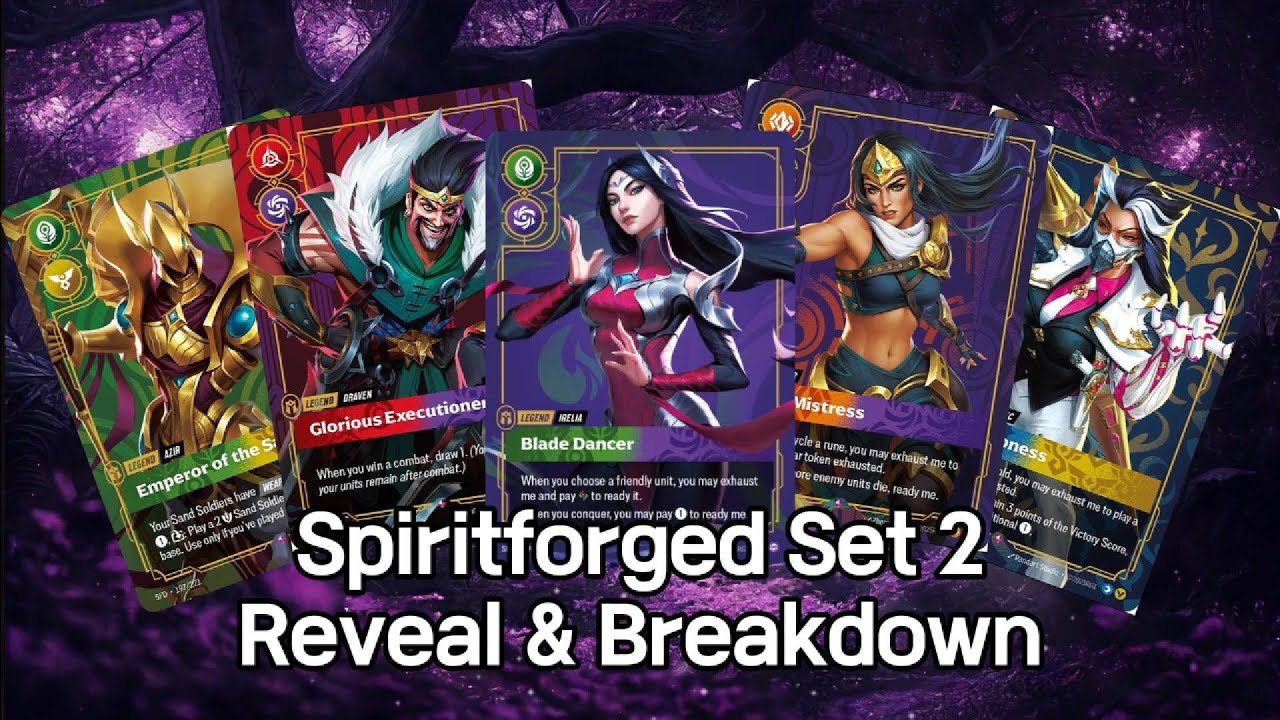 New Riftbound Spiritforged Set Reveal and Breakdown!!!